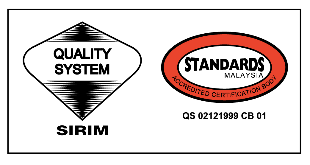 CERTIFIED TO ISO 9001 : 2015<br>CERT. NO. : QMS 03665